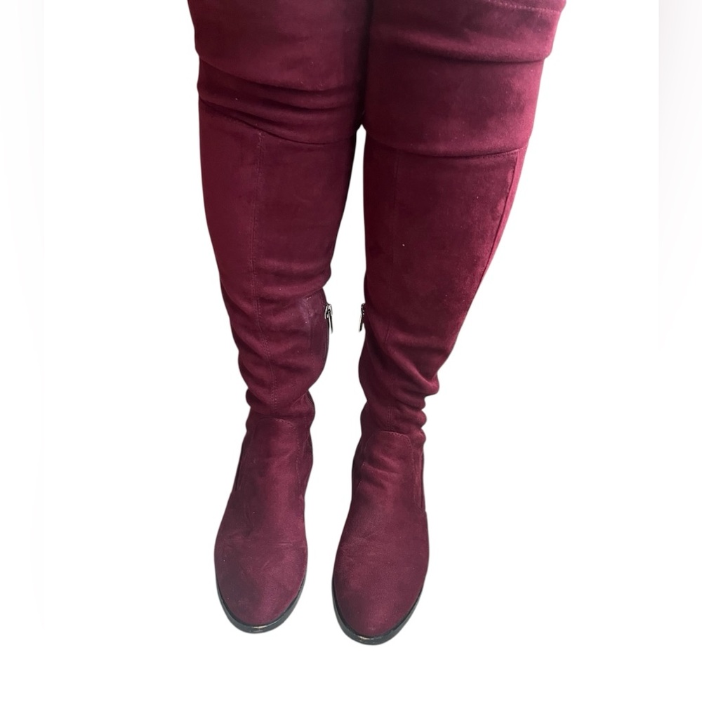 Vince Camuto Burgundy Over-the-Knee Boots